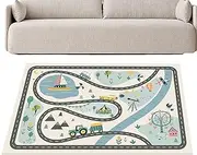 Kids Floor Mat - Cartoon Non-Slip Kids Mat,Soft Kids Room Rug, Colorful Kids Floor Play Mat for Family Trip, Outdoor Picnic