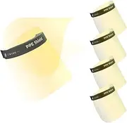 STEK PPE Shield 4ea (Blue Light Cut) Face Shields Mask For protection Anti-fog protective full face masks