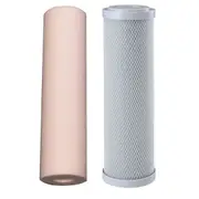 10"x2.5" 0.5uM Silver Infused Water Carbon Filters + 1uM Zinc Spun Dirt Filter