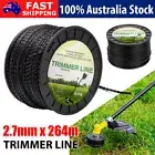 2.7MMx264M Trimmer Line Spiral Twist String Whipper Snipper Nylon Cord Wire Kit