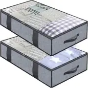 Under The Bed Quilt Storage Bag with Cover Can Be Folded Can Be Used for Bedding