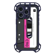 iPhone 16 Pro Ultra Bounce Case MagSafe Compatible CASETiFY MiXTAPE - Pink Remix