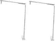 ROMISBABA Adjustable Aquarium Stand 2pcs Aluminum Alloy Fish Tank Light Bracket Clamp Light for Aquatic Plants