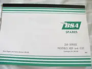 looseleaf SPARE PARTS BOOK BSA B25 C25 250cc1967 vital reference manual 00-5133