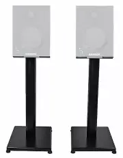 Rockville 21” Black Steel Studio Monitor Speaker Stands For Samson MediaOne BT4