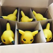 SEALED Pokemon Booster BOX Pikachu￼ 2000 Bubble Baths x6 Figure￼ Nintendo 1999