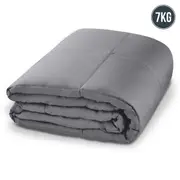 Laura Hill Weighted Blanket Heavy Quilt Doona 7Kg - Grey