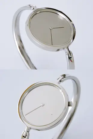 真品 GEORG JENSEN 喬治傑生 朵蘭 VIVIANNA TORUN 327 鏡面大錶面手鐲錶 女錶 L號