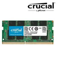 在飛比找PChome24h購物優惠-Micron 美光 Crucial NB DDR4 3200