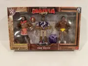 BRAND NEW WWE Maivia Legacy 3 Pack Elite Collection WWE Generations The Rock