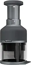 Zyliss Zick Zick 3 Food Chopper - Manual Vegetable Chopper with Stainless Steel Blades for Effortless Chopping of Veggies | Compact | Dishwasher Safe | Built-In Food Scraper | Ergonomic Plunger