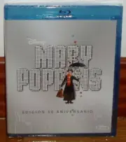 Mary Poppins Edition 50 Anniversary Blu-Ray New Sealed Disney (Sleeveless Open)