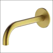 Abey Gareth Ashton 6S-C165-BB Poco Basin Spout 165mm - Brushed Brass