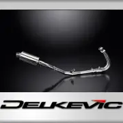 Kawasaki Ninja 400 18-23 Complete Exhaust 2-1 9" Oval Stainless Muffler