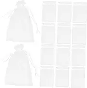 DECOMELODY 100Pcs Organza present Bags Small Drawstring Pouches for Weddings Birthday Parties Christmas and Special Occasions Elegant Storage for Candy Jewelry and Treats