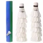 Top-Notch'White Goose Feather Badminton Shuttlecocks 12-Pack for.Yonex Rackets