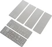 DRESSOOS Salon Nail Stamping Plates Christmas Print Nails Almond Manicure Supply Kit