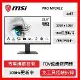 msi 微星 PRO MP2412 平面 商用螢幕 24型/100Hz/1Ms/FHD/支援壁掛