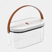 Food Storage Containers with Lids, Food Storage Containers, BPA-Free Stackable Kitchen Pantry Organizers and Storage, One Button Opening Flour and Sugar Container Sets (3 Litres)