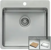 Oliveri Sonetto Large Single Bowl Sink