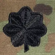 Military Lieutenant Colonel OCP Rank Insignia, Multi-Camo, 2x2, Hook-n-Loop Back
