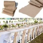 Jute Table Runner Table Runners 1pcs Accessories Imitated Linen Wedding Decor