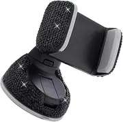 Homoyoyo Mobile Phone Holder Car Vent Phone Holder Vent Car Phone Holder Bling Phone Holder Black Bling Car Accessories Car Accessories for Women Dashboard Phone Stand Rhinestones