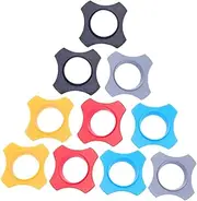 Abaodam 10Pcs Roll Fall Ring for Wireless Microphone Non Slip Protection Accessories Grey for Ktv Parties and Performances