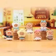 ButterBear Characters - Versatile Wardrbe Series Figure (7 Types) (Blind Box) Whole Set (Included 6 Single Boxes) - Height: 13cm