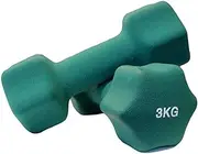 Neoprene Dumbbells Anti-Slip Dumbbell Set Soft-Touch Grip Hand Weights Hex Dumbbells Weights Home Gym Fitness Workout Training - Sold in Pairs