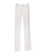 Dondup Straight Leg Pants 24,25,26,28,29,30 white