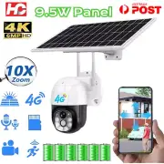 HC Outdoor Camera Solar Wireless 6MP HD 4G PTZ Security System CCTV Night Vision