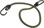 Tent Rope Stretchy Durable Strap Large Securing Tie Down Bungee Cord with Hook Elastic Tent Cords Hooks Ties Bungee Cord with Metal Hook Bungee Cords Heavy Duty Green