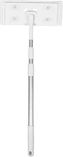 DOITOOL 3-Section Telescopic Electrostatic Dust Removal Mop Mop Head Floor Cleaning Tool