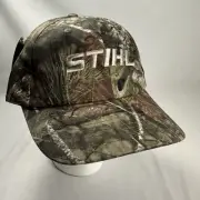STIHL Mossy Oak Break-Up Camo Baseball Hat Cap Hunting Deer Turkey Dove READ