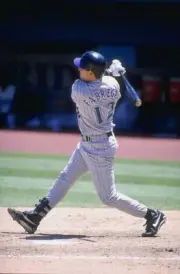 Catcher Jorge Fabregas of the Arizona Diamondbacks in action 1998 Old Photo 4