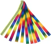 Abaodam Elegant Helmet Streamer Decor Helmet Ribbon for Boys and Girls Balance Bike Ornament Suction Cup Prop