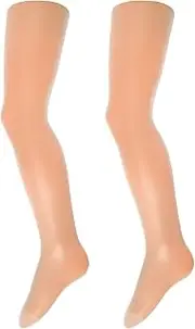 [EWERS] Pack of 2 Baby & Children's Fine Tights Shiny Double Pack Fine Tights for Girls Microfibre Shiny Made in Italy