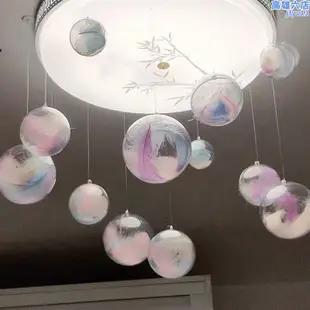 透明塑料空心圓球婚慶珠寶店幼兒園懸掛吊球掛飾懸吊式天花板裝飾壓克力球