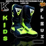 兒童 CROSS TRAIL 鞋安全靴 KIDS MOTOCROSS FLEUZ LOGO 05