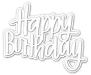 Happy Birthday Metal Cutting Dies, Born to Die Scrapbooking papeCraft Photo