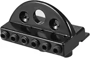 SPACTZ 6-String Headless Electric Guitar String Locking Nut Set with 2 Wrench 2 Screw Black