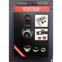 在飛比找蝦皮購物優惠-Universal Clip Lens 手機三合一鏡頭組 魚