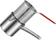 Totority 1 Set Stainless Steel Deep Fryer with Fry Basket Durable Handheld Pot for Quick Cooking High Temperature Resistant Frying Basket for Home Kitchen and Housewarming