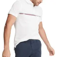 在飛比找森森購物網優惠-Tommy Hilfiger 2020男時尚精美徽標條紋白色