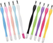 MOTHNUR Professional Manicure Tools 15pcs Set Dead Skin Forks Pushers Removers for Home Use Random