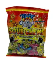 TNT Sour Chews 1kg 220 Halloween Treats Party Favours Candy Buffet Bulk Lollies