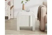Ariel White Bedside Table