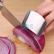 Kitchen Slice Knife Cut Hand Guard Stainless Steel Safe Tool Finger Protector AU