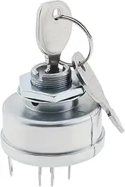 Create idea 1 Set 6-Pin Lawn Mower Ignition Starter Switch with 2 Keys Compatible with Briggs & Stratton Compatible with Hayter Heritage OE 92377 092377MA MU092377 MU092377MA